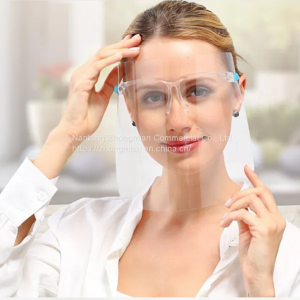 Transparent Face Shield High Level Protection With Sponge or Plastic Frame