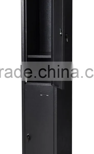 Bedroom Furniture 2 Door Knock Down Steel Wardrobe Safe Locker photo-2
