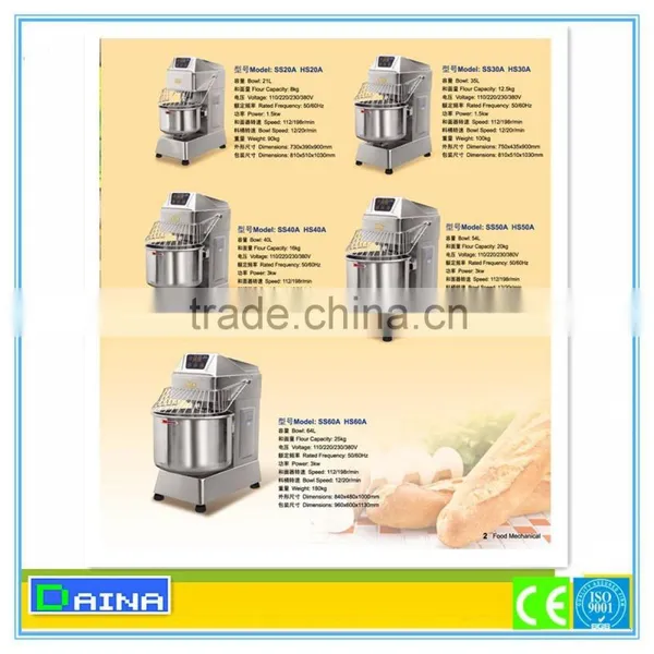 Automatic Spiral Bread Dough Mixer for Bakery photo-6
