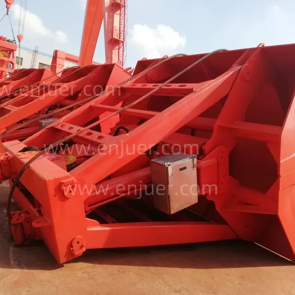 12cbm 24ton Single Line Wireless Radio Remote Control Clamshell Grab Bucket With BV CCS ABS RS DNV Certificate photo-5