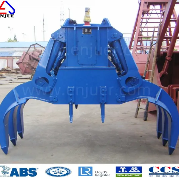 Edit Electric Hydraulic Orange Peel Scrap Grab for Garbage Scrap Orange Peel Grab for Steel Scrap photo-2