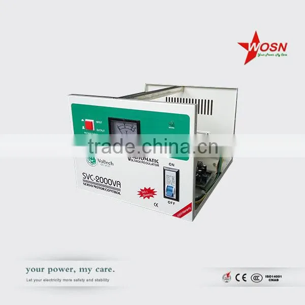 160-240V to 220V AC Single Phase Approve Portable 2000W Automatic Voltage Regulator photo-2