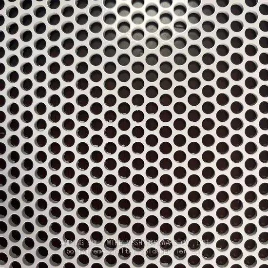 Decorative Stainless Steel Stainles Steel 316 304 Decorative Mild Steel Metal Perforated Mesh Sheet With Various Hole Boli Mesh photo-4