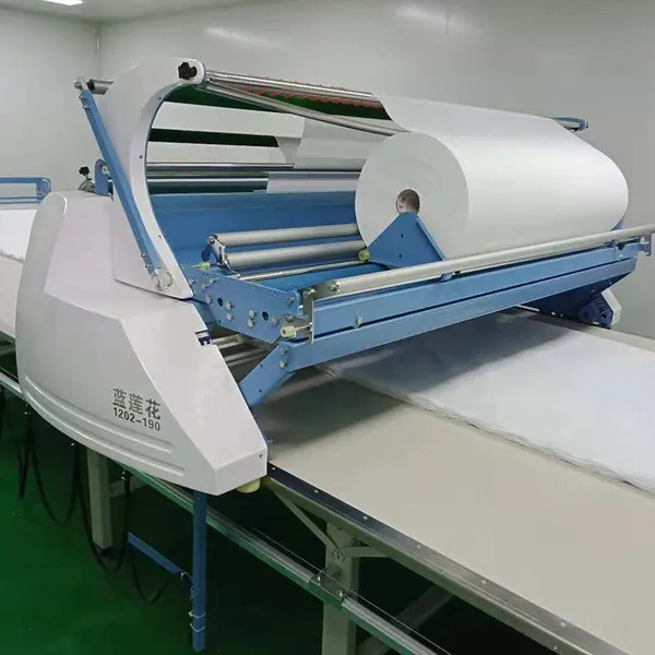Blue Lotus Automatic Spreader Brand Source Cloth Supporting Machine Cloth Drawing Machine Needle Shuttle Universal Cloth Spreading Machine Non-woven Fabric photo-4