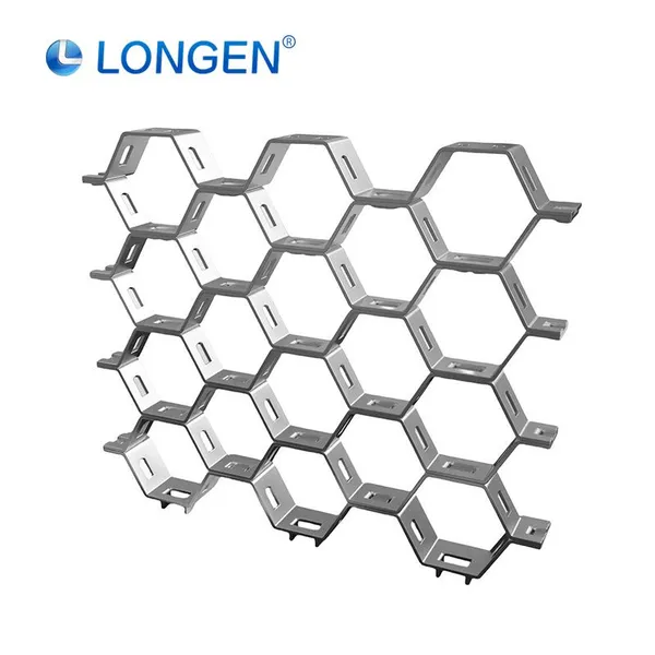 Stainless Steel Wire Hex Mesh High Weldability Corrosion Resistant Refractory Mesh for FCC Reactor Wall Factory Wholesale photo-2