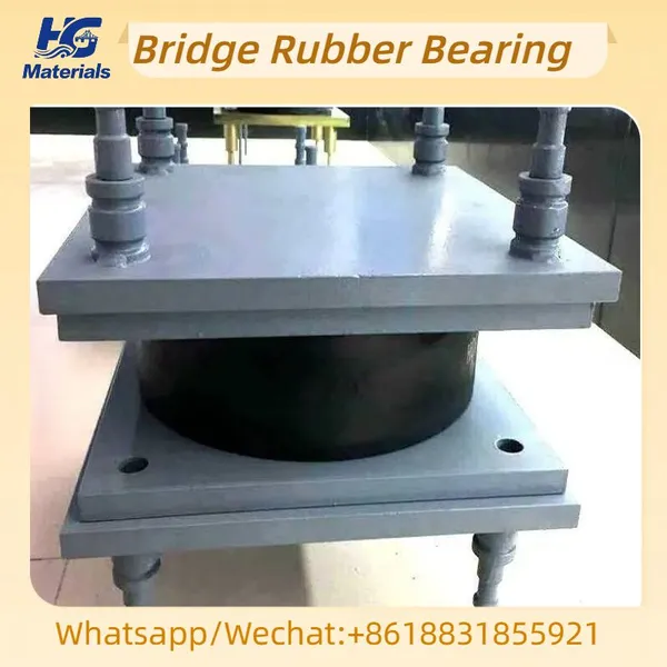 Natural Rubber/Neoprene Rubber Bridge Elastomeric Bearing Plate Seismic Isolation Bearing Pad Cutting Service Customizable Size photo-5