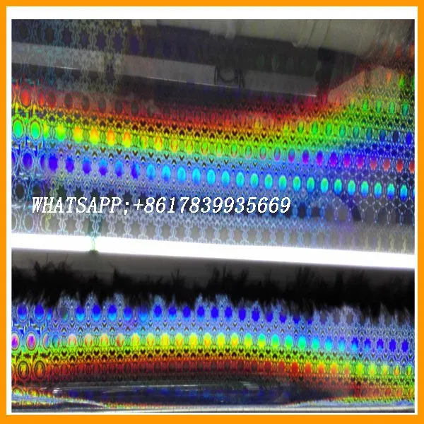 Transparent BOPP Holographic Thermal Laminating Film With Kinds of Designs photo-5