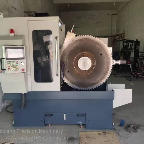 Aoxiang Large Cnc Alloy Saw Blade Tooth Grinding Machine photo-3