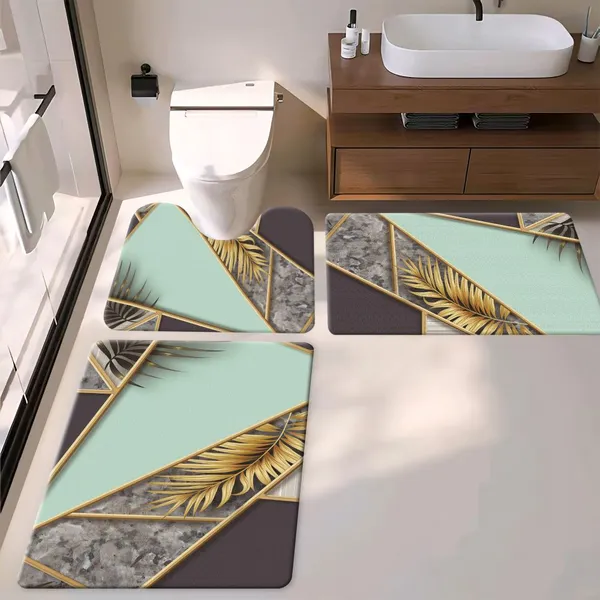 Ergonomic Anti-Fatigue Toilet Mat – Memory Foam Support for Standing Relief, Non Slip Bottom photo-4