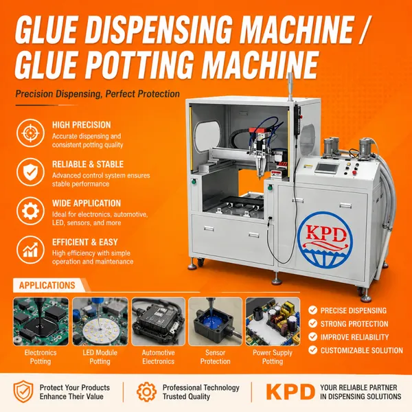 Polyurethane Potting Adhesive Glue Machine Dispensing Machine for IGBT Potting New Energy Vehicle Electrical Controller Potting