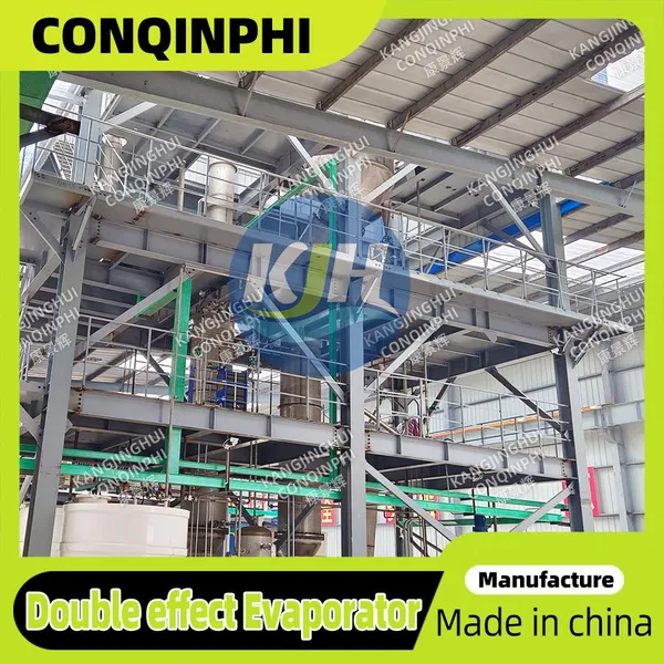 Evaporador de múltiples efectos de acero inoxidable 304 con sistema de control PLC