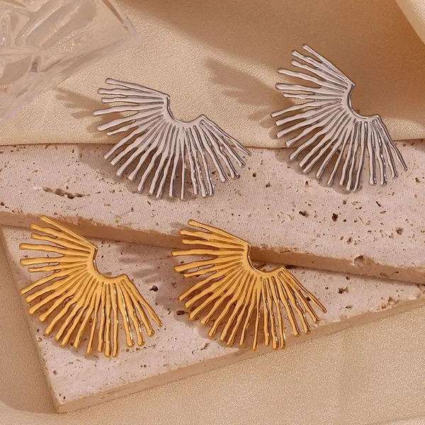 Boucles d'oreilles pendantes en acier inoxydable pour les boutiques de bijoux, commande en gros avec emballage en boîte cadeau offert