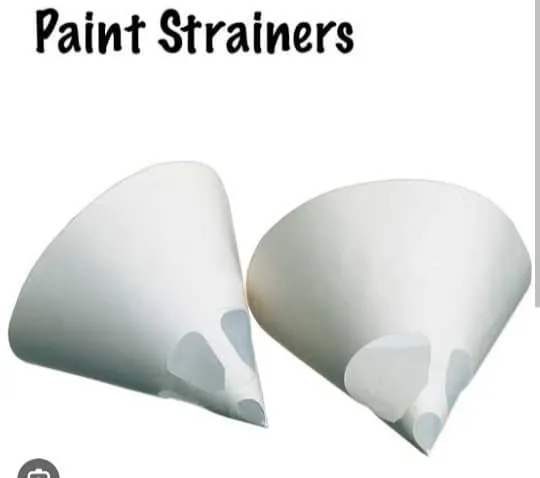 100g 125g 160g 190 230 Microns High-Quality Automotive Paint Filter Paper Filter Disposable Paper Funnel