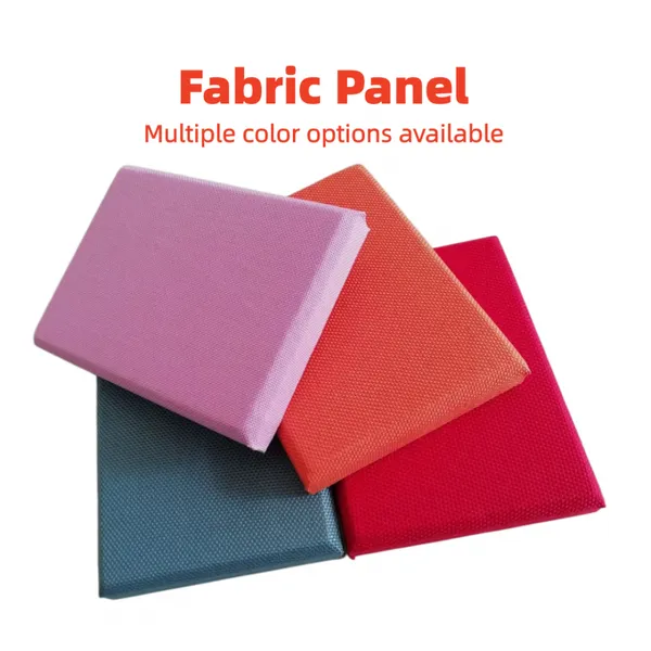 Fabric Wrapped Acoustic Panel Fire Retardant Decorative Fabric Covered Sound Absorbing Wall Panel for Cinema Conference Room Office
