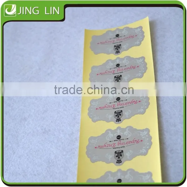 Custom High Quality Round Silver Holographic Sticker photo-3