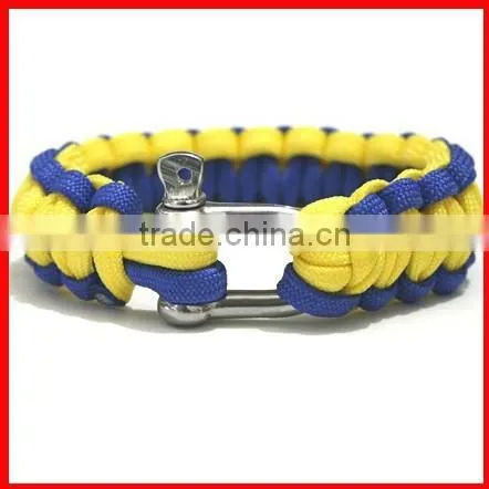 Fashion Stainless Steel Gold Clasp 550 Bow Shackle for Paracord Bracelet photo-2