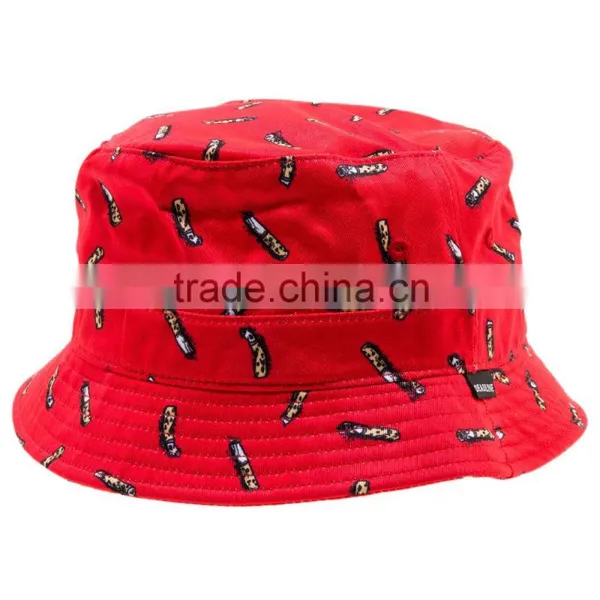 Wholesale Customized Custom Printting Bucket Hats High Quality Woven Label Bucket Hats photo-2