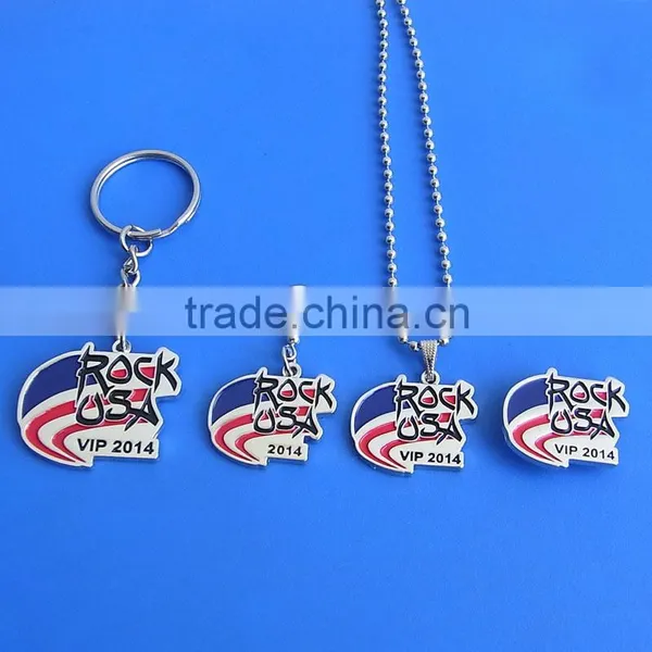 Rock USA Zinc Alloy Badge Metal Lapel Pin photo-2