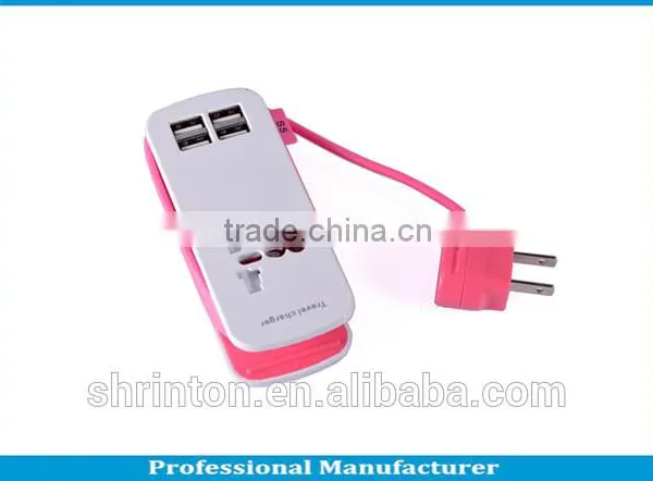 Factory Directly Offer 4 USB Port 5V 4.2A Travel Charger Fast Charger photo-6