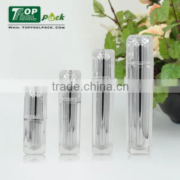 Plating Gold Double Wall Acrylic PMMA Lotion Bottle for Lotion Skincare Sale 100ml photo-2