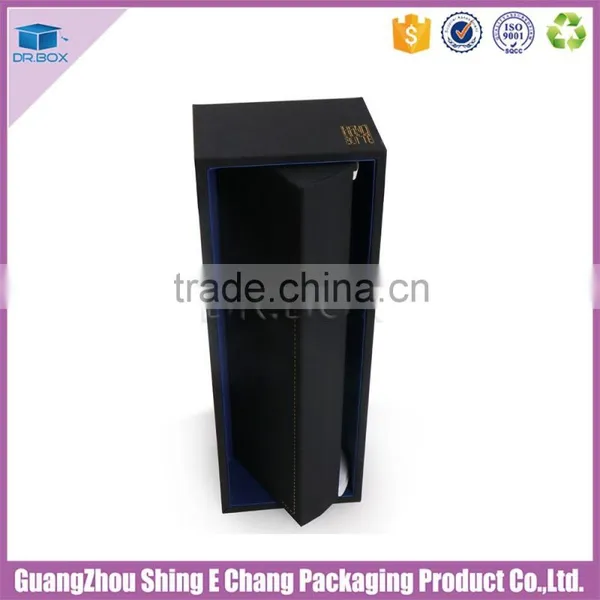 Special Design Mini Wine Glass Gift Boxes With Gold Stamping Wholesale Price photo-3