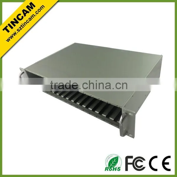 2U 16slots Fiber Rack With Dual Power AC220V+AC220V photo-4