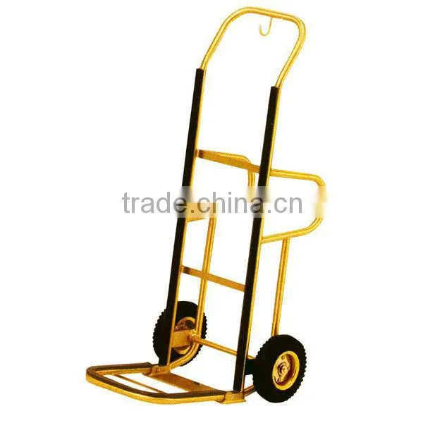 Polished Brass Bellman's Handtruck photo-2