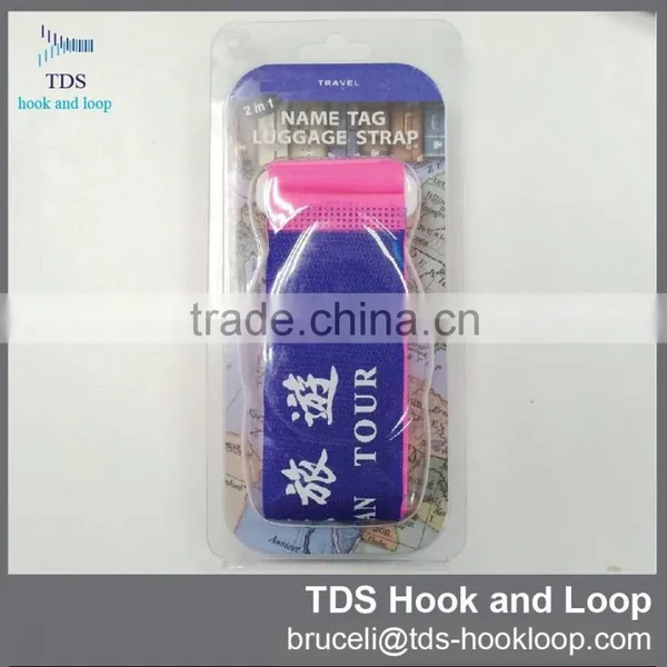 Customized Custom Logo Hook and Loop Luggage Strap photo-4