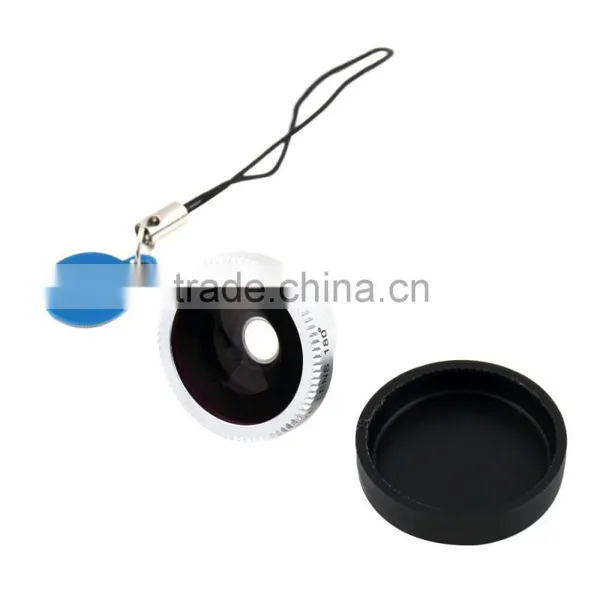 Magnetic Wide 180 Dgrees Detachable Fish Eye Lens for Apple for IPhone 4 4G 4S CellPhone White Wholesale photo-4