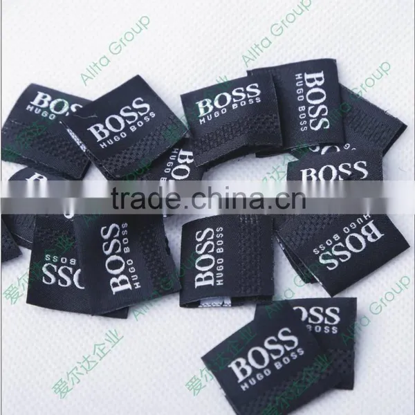 Black Color Cool Stuffed Clothing Woven Labels for Men photo-4