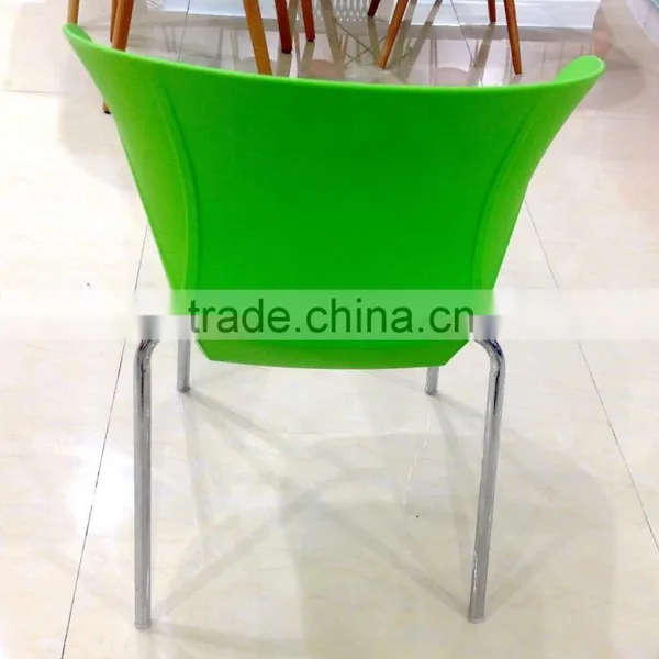High Quality Modern Restraurant Furniture Steel Base PP Seat RESTAURANT CHAIR, HYH-A305B photo-4