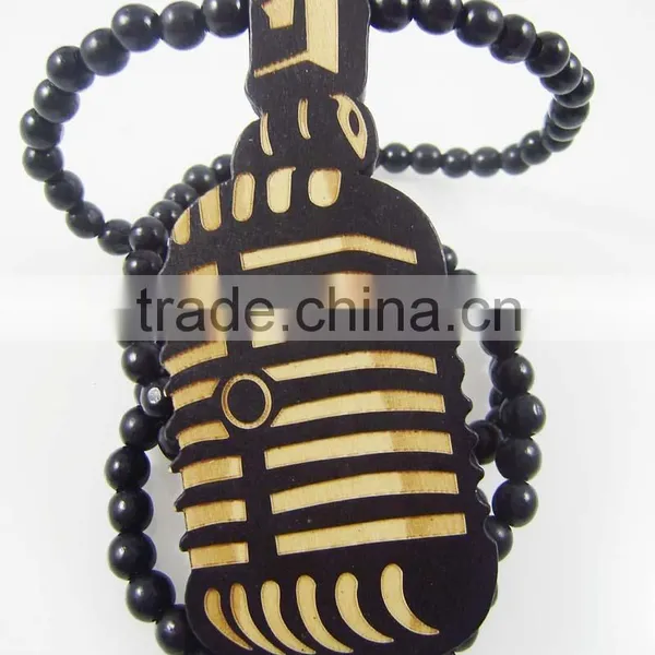 2015 Custom Handmade Wooden Beads Necklace