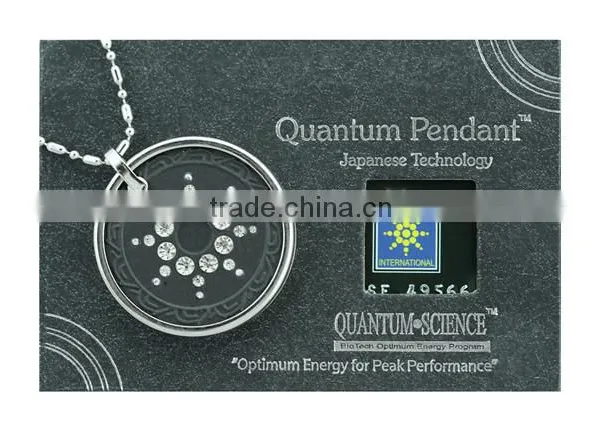 Crystal Quantum Pendant With Scalar Energy + Germanium,Far Infrared,Negative Ion Stone + Stainless Steel Clasp photo-3
