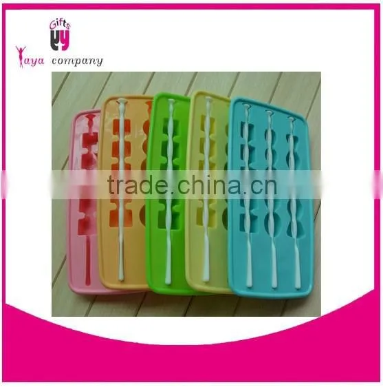 Custom Eco-friendly Reusable Diamond Shape Silicone Ice Cube Tray photo-5