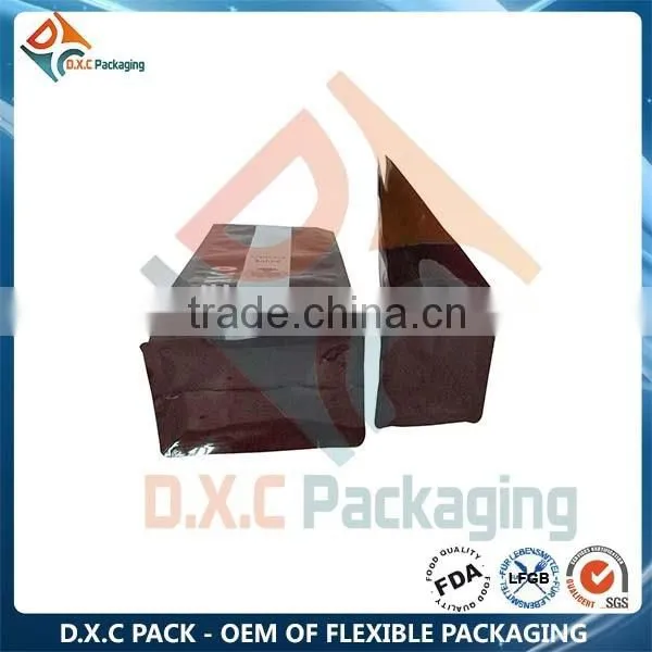 Flat Base Pouch Pocket Zip Rice Plastic Bag photo-3
