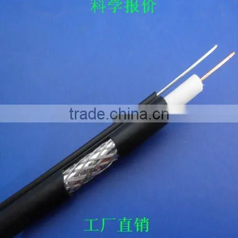 HOT Sell RG59u With Messenger Steel Wire Coaxial Cable