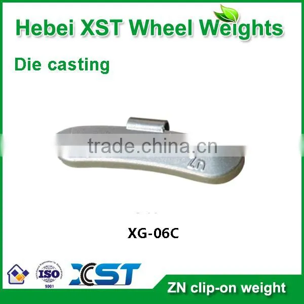 Zinc Clip on Wheel Weight for Steel Rim
