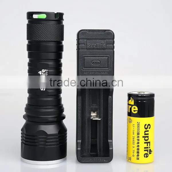 1100lumens New Design Rechargeable LED Torchlight F11-T 10W Flashlight With Focusing Zoom photo-4