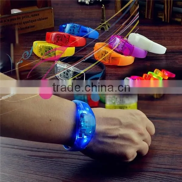 Fashion Led Sound Controlled Bracelet Silicone Sound Activated Led Bracelet photo-2