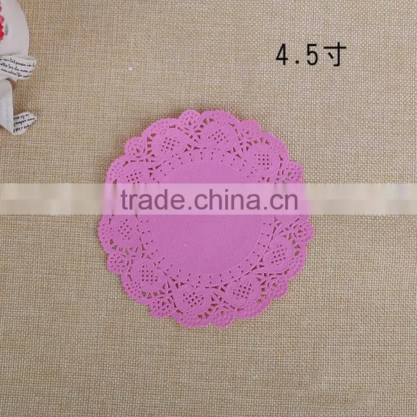 Laser Cut Cup Cake Wrapper Paper Doilies 4.5" Round Paper Doily photo-2
