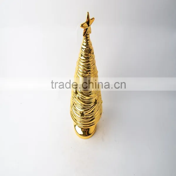 Ceramic Decoration of Christmas Tree Candle Holder photo-2