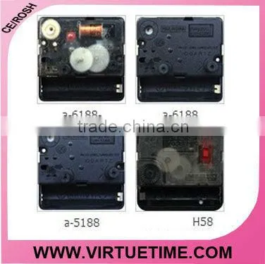 Top Quartz Clock Movement, Sweep Movement, Alarm Movement