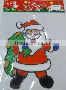 Hot-selling Waterproof Santa Sticker,Christmas Wall Sticker photo-5