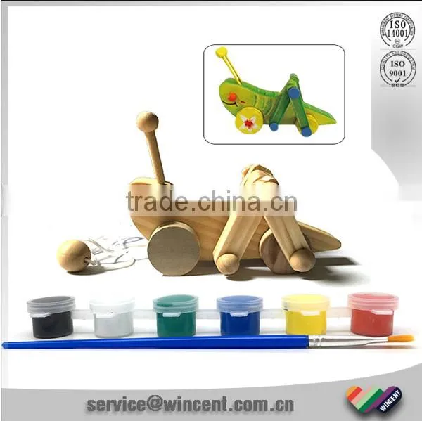 Educational Puzzle Solid Wood Moving Animal Toy photo-2