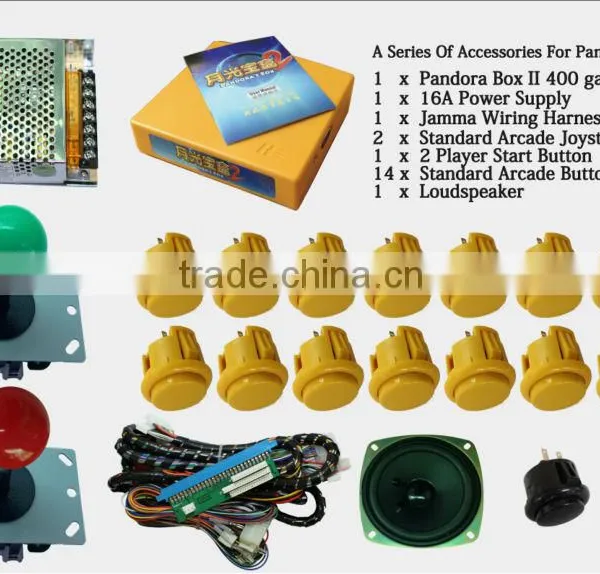 Indoor Arcade Game Jamma Multi Joystick Power Supply Button Loudspeaker Wiring Harness Games Part For Pandora Box 2 Game Board photo-2