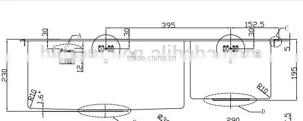304 Steel Handcraft 60/40 Sink Undercoating photo-3