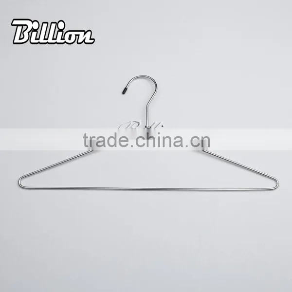 Wholesale Fashional Clothes Drying Hangers Metal Chrome Wire Laundry Hanger photo-4
