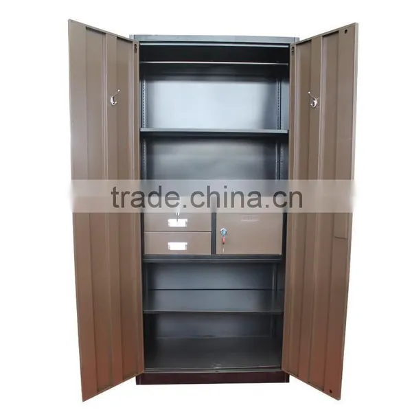 H1950 W900 D500 Steel Bedroom Wardrobe Design Supplier's Choice photo-5
