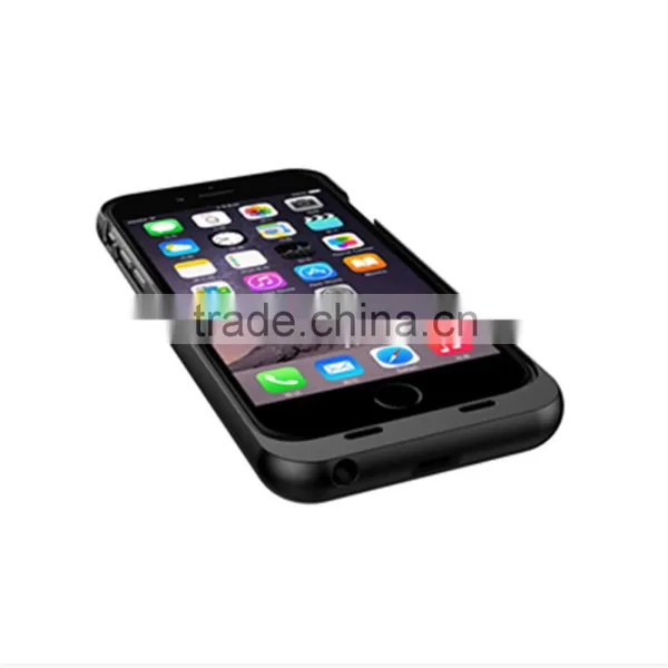 4800mAh Solar Charger Power Bank Solar MFI Battery Case for IPhone 6 Mobile Phone Case With MFI Quality Choice