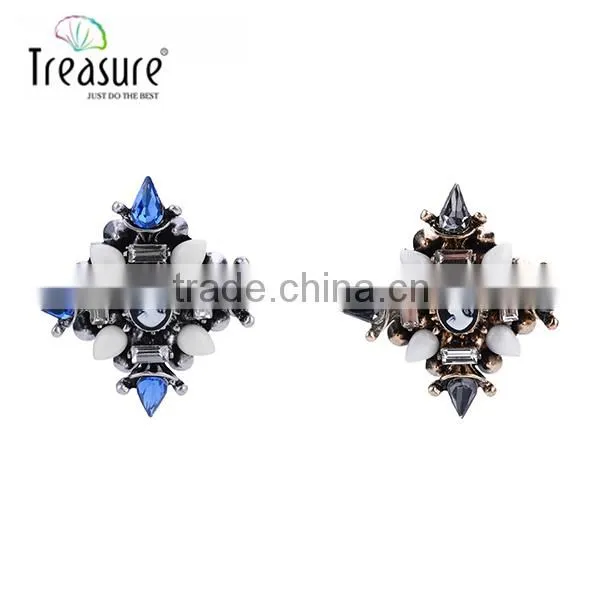 2015 New Products New Model With High Quality Artificial Flower Rhinestone Brooch Wholesale Jewelry China photo-3